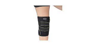 JOELHEIRA AJUSTÁVEL C/HASTES E CINTAS DE COMPRESSAO MERCUR - PRETA