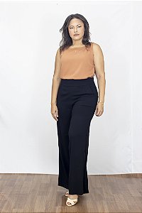 Blusa Alana em viscose Caramelo