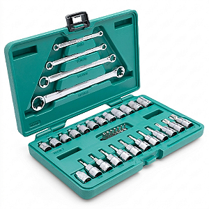 Jogo Soquete Chave Torx 35 Peças Ferramentas ST09010SJ SATA