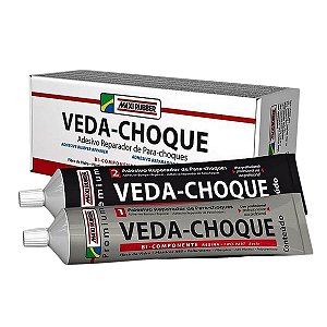 Veda Choque Adesivo Cola Reparador de Parachoque Maxi Rubber