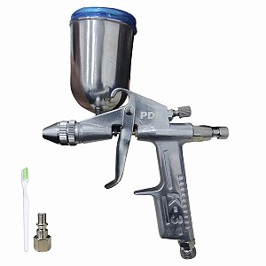 Pistola Micro Pintura Gravidade Tanque 400ml PRO 573 PDR