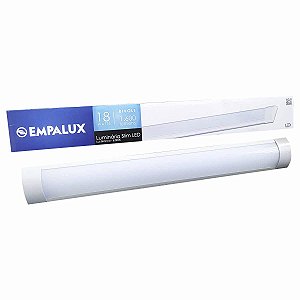 Luminária  Slim Led Linea Bivolt 18w 6.000k Hl31816 Empalux