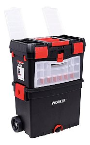 Caixa De Ferramentas Com Rodas 24.1/2 Worker - 977578 Preto