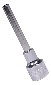 Soquete Hexagonal Longo Encaixe de 1/2  7mm Sata St25204sc