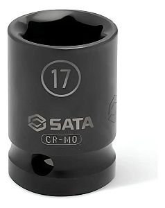 Soquete Impacto Sextavado Encaixe de 1/2 17mm SATA St34310sc