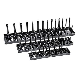 Organizador para Soquetes SATA ST95400 3 Peças em Polegadas para Encaixes 1/4", 3/8" e 1/2"