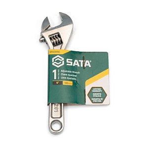 Chave Ajustável Inglesa 4" SATA ST47201SC Aço Cromo Vanádio Profissional