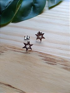 Brinco Estrela Vazada