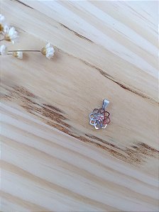 Pingente Flor Zircônia