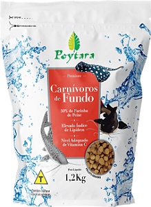Ração Carnivoros De Fundo Pellet G 1,2kg Poytara