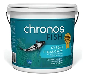 CHRONOS FISH KOI POND STICKS GROW - Extrusado - Diam. 3mm / Comp. 4,5mm 4 Kg