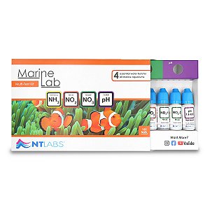 NT MARINE LAB MULTI TESTE-NH3, NO2, NO3, PH - Marinho