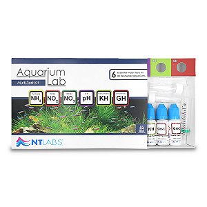 NT AQLAB MULTITESTE DOCE-NH3, NO2, NO3, PH, GH, KH