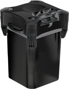 SICCE FILTRO EXTERNO CANISTER WHALE 200 BLACK NERO - 700 l / h - H.Máx 1,4 m - 6 W - 220 V - Cabo: 1,5m Comp. 17,5cm / Larg. 17,5cm / Alt. 26,3cm