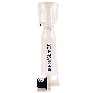 TMC REEFSKIM 2.0 250 DC PROTEIN SKIMMER UK - Até 250 L - Potência 9w -12V - Bivolt (LxPxA): 105 x 105 x 390 mm