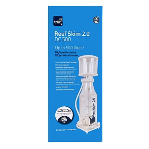 TMC REEF SKIM 2.0 500 DC PROTEIN SKIMMER UK - Até 500l - Potência 2W a 9W - 12V - Bivolt (LxPxA): 109 x 109 x 413,5mm