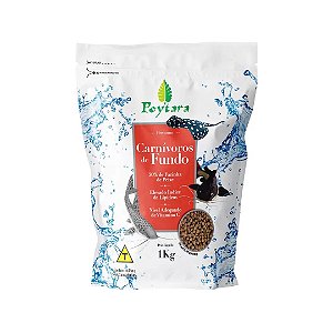 Ração Poytara Carnivoros de Fundo P 1KG (bag)