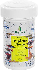 Ração Poytara Tropicais Flocos Dia-a-dia 10G