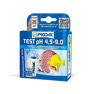 Teste Prodac PH (4.5 - 9.0) - 130 Testes (doce/Marinho)