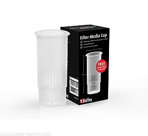 Copo plástico P/ mídia Filtrante com Bolsa para Red Sea Reefer/Max