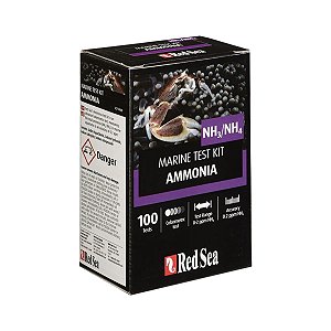 Teste Red Sea Marine Test KIT Ammonia (NH3/NH4) - 100 Testes