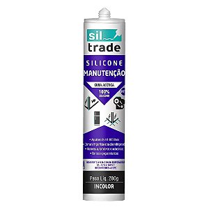 Cola de Silicone Siltrade Incolor 280ML