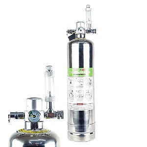 Cilindro P/ CO2 Caseiro Soma C/ Reg./Man./Conta Bolha e Solenoide 127V