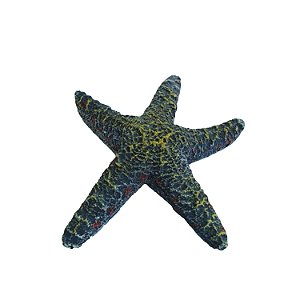 Enfeite de Resina Soma Invertebrado Estrela do Mar Azul