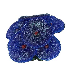 Enfeite de Silicone Soma Coral Ricordea Azul 02