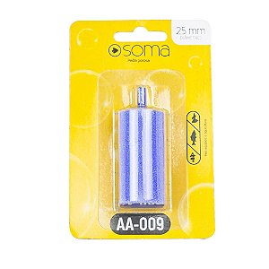 Pedra porosa Soma Cilindrica AA-009 (25X50MM) ( 1UN)