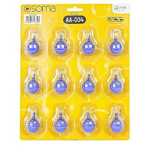 Pedra porosa Soma Redonda AA-004 (22X22MM) (12UN)