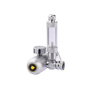 Regulador de CO2 Soma Tool - 1 Manometro+ 1 Conta Bolhas (prata)