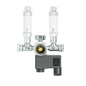 Regulador de CO2 Soma Tool - 1 MANOMETRO+2 Conta Bolhas+solenoide 220V
