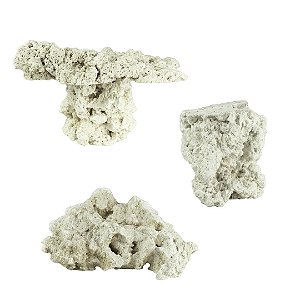 Rocha Marinha Soma Microsfera Reef Rock Sortido (venda Por Kg)
