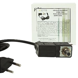Válvula Solenoide para Regulador de CO2 Soma Tool 220V