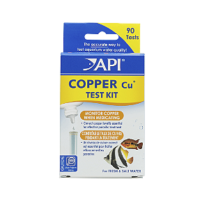 Teste para Aquário API Copper CU Test KIT