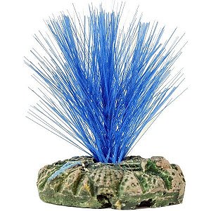 Planta Artificial para Aquário Plastic Plant 40cm Mayaca Sellowiana Sint. Blue