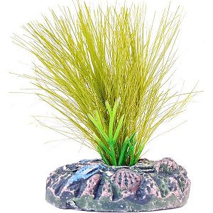 Planta Artificial para Aquário Plastic Plant 40cm Mayaca Sellowiana Sint. Green