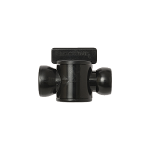 Conexão / Encanamento 1/2" In-line Valve Black