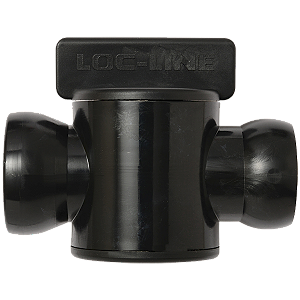 Conexão / Encanamento 3/4" In-line Valve Black