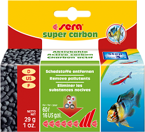 Mídia Filtrante Sera Super Carbon 29g