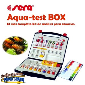 Teste para Aquário Sera Aqua Test BOX