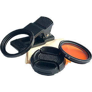 Lente Polarizada para Fotografar com Celular - XL D-D The Aquarium Solution