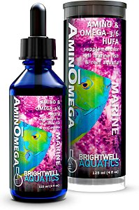Aminomega - Suplemento de Omega 3 e 6 Brightwell Aquatics 125 ml