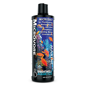 Microvore - Aminiácido p/ Invertebr., Peixes e Corais Brightwell Aquatics 125ml