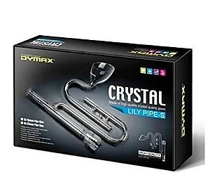 Tubo de Vidro Entrada e Saída C/ Skimmer Diam 16/22MM Dymax