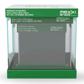 MAXXI AQUA 3X1 JOGO CUBO C/ TAMPA(10, 19,5, 29,5L)