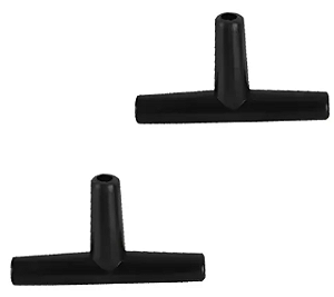 MAXXI CONECTOR T MANGUEIRA PRETO C/ 2UNID A-2CP