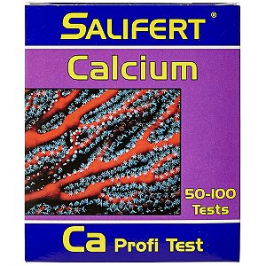 Teste de Água Salifert Calcium Profi Test Rendimento 50 100 Testes