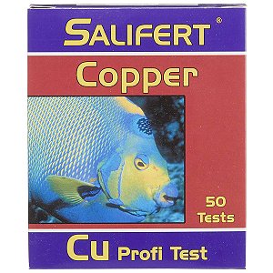 Teste de Água Salifert Cooper Profi Test Rendimento 50 Testes